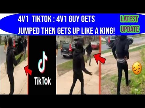 4v1 viral|4v1 TikTok : 4V1 GUY GETS JUMPED THEN GETS UP LIKE A .